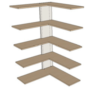 WM CORNER 3 SHELF