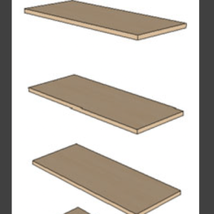 SHELVING T / B / 3 SHELF