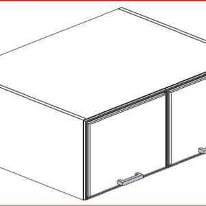 WALL REFRIGERATOR CABINET STANDARD 12”
